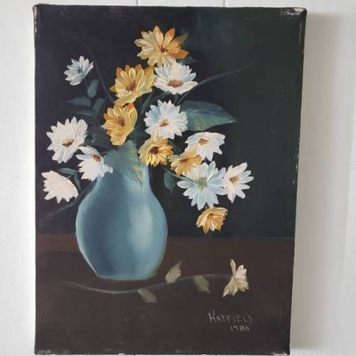 Signed Painting of Daisy's 1986