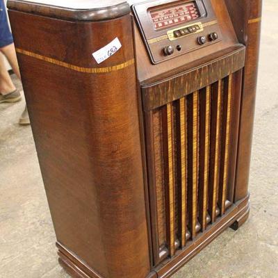  VINTAGE “Philco” Burl Walnut and Inlaid Floor Model Radio/Record Player

Auction Estimate $200-$400 – Located Inside

  