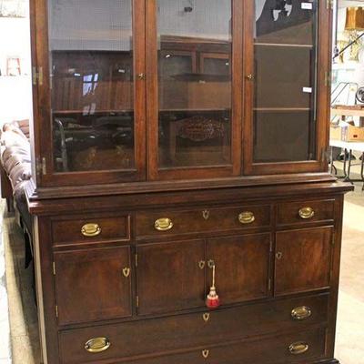  SOLID Cherry â€œCraftique Furniture Colonial House Collectionâ€ 2 Piece China Cabinet

Auction Estimate $300-$600 â€“ Located Inside 