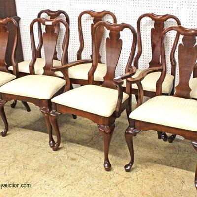  SUPER CLEAN NICE 9 Piece Mahogany Banded Dining Room Table with 3 Leaves and 8 SOLID Mahogany Queen Anne Chairs

Auction Estimate...