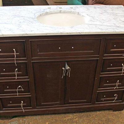  NEW Marble Top 48â€ Bathroom Vanity

Auction Estimate $200-$400 â€“ Located Inside 