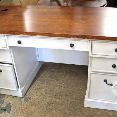 NEW Natural Finish Top 7 Drawer Desk

Auction Estimate $200-$400 â€“ Located Inside 