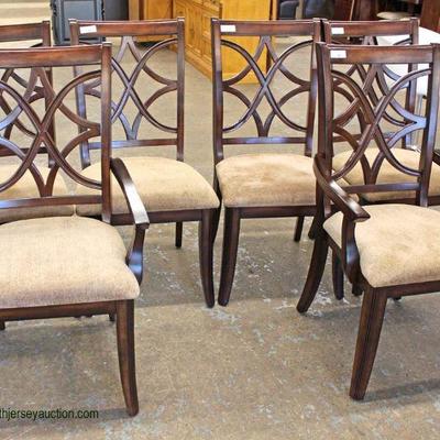  7 Piece NICE Contemporary Banded and Inlaid Dining Room Table with 6 Chairs

Auction Estimate $200-$400 â€“ Located Inside 