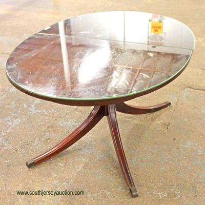  Mahogany â€œDrexel Furnitureâ€ 7 Piece Kitchen Dining Set â€“ Table has Custom Glass Top

Auction Estimate $200-$400 â€“ Located Inside 
