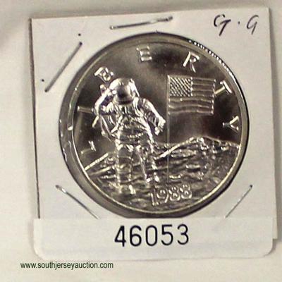 1988 Silver Astronauts Commemorative Coin

Auction Estimate $20-$50 â€“ Located Inside 