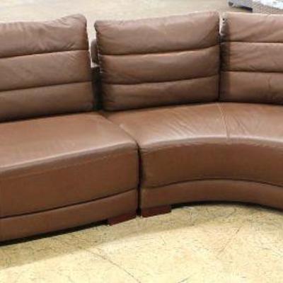  Modern Design 2 Piece Brown Leather Sectional Sofa

Auction Estimate $200-$400 â€“ Located Inside 