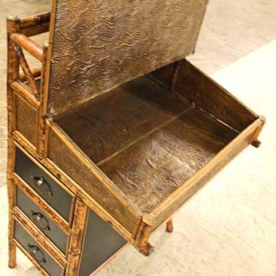  VINTAGE Rattan/Bamboo Davenport Style Desk

Auction Estimate $100-$300 â€“ Located Inside 
