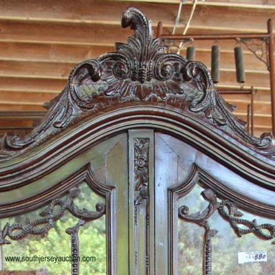  ANTIQUE Walnut French Style 2 Door China Cabinet

Auction Estimate $100-$300 â€“ Located Dock 