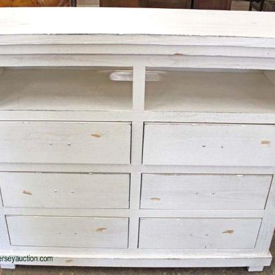  NEW 6 Drawer Media Cabinet in the Shabby Chic Finish

Auction Estimate $100-$300 â€“ Located Inside 
