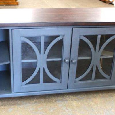  NEW Rustic Country Style Natural Finish Top 2 Door Media Credenza

Auction Estimate $200-$400 â€“ Located Inside 