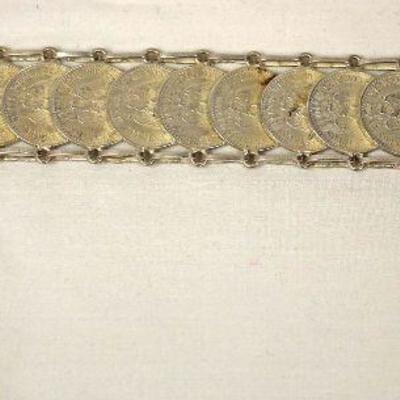  Estados Unidos Mexicanos Coin Bracelet

Auction Estimate $20-$50 â€“ Located Inside 