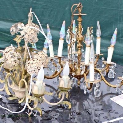  Selection of Chandeliers

Auction Estimate $20-$100 â€“ Located Inside 