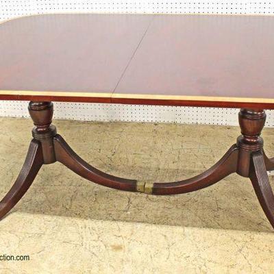  SUPER CLEAN NICE 9 Piece Mahogany Banded Dining Room Table with 3 Leaves and 8 SOLID Mahogany Queen Anne Chairs

Auction Estimate...