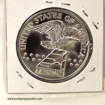  1988 Silver Astronauts Commemorative Coin

Auction Estimate $20-$50 â€“ Located Inside 