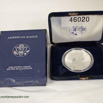  U.S. 2002 One Ounce Proof Silver â€œAmerican Eagleâ€ Bullion Coin

Located Inside â€“ Auction Estimate $20-$50 