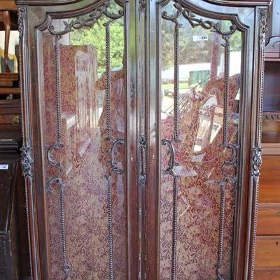  ANTIQUE Walnut French Style 2 Door China Cabinet

Auction Estimate $100-$300 â€“ Located Dock 