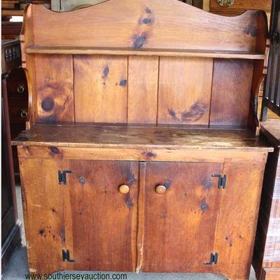  ANTIQUE Knotty Pine Step Back Country Hutch

Auction Estimate $200-$400 – Located Dock 