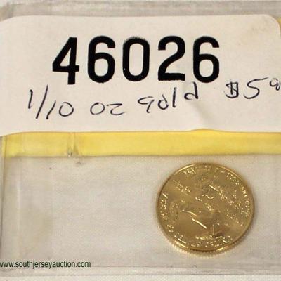  2011 Gold Eagle $5.00 1/10 ounce Gold Coin

Auction Estimate $100-$300 â€“ Located Inside 
