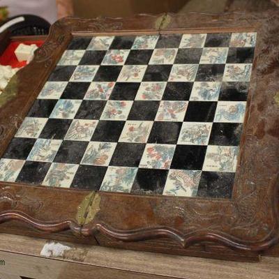  Chess Board with Game Pieces

Auction Estimate $25-$100 â€“ Located Inside 