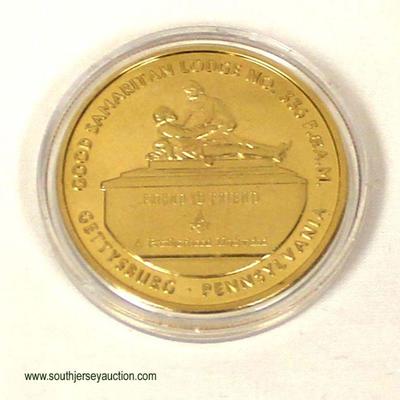  RARE Good Samaritan Lodge No. 336 F.&A.M. Gettysburg, PA. Freemason Coin

Auction Estimate $10-$20 â€“ Located Inside 