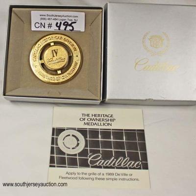  The Heritage of Ownership Medallion Cadillac in Original Box and Paperwork

Auction Estimate $50-$100 â€“ Located Inside 
