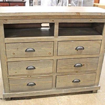  NEW Rustic 6 Drawer SOLID Wood Media Cabinet

Auction Estimate $100-$300 â€“ Located Inside 