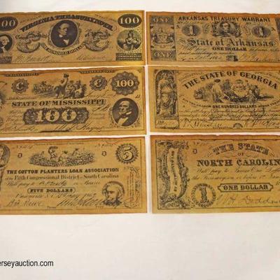  Selection of Confederate Money

Auction Estimate $20-$50 â€“ Located Inside

  