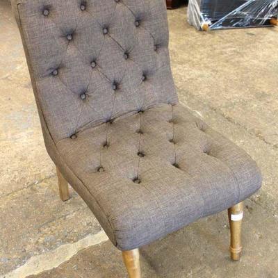  NEW Button Tufted Contemporary Side Chair

Auction Estimate $50-$100 â€“ Located Inside 