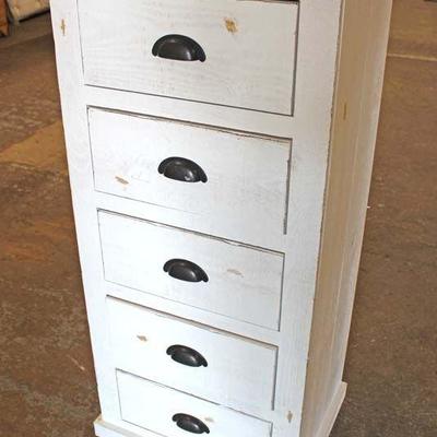  NEW Reclaim Distressed SOLID Wood 5 Drawer Lingerie Style Chest

Auction Estimate $100-$300 â€“ Located Inside 