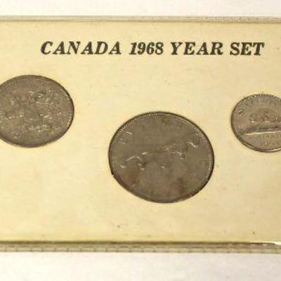  Canada 1968 Year Set â€“ some Silver

Auction Estimate $10-$20 â€“ Located Inside 