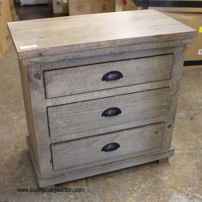  NEW Grey Washed SOLID Wood 3 Drawer Night Stand

Auction Estimate $50-$100 â€“ Located Inside 