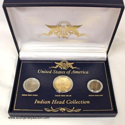  United States of America Indian Head Collection

Auction Estimate $10-$20 â€“ Located Inside 