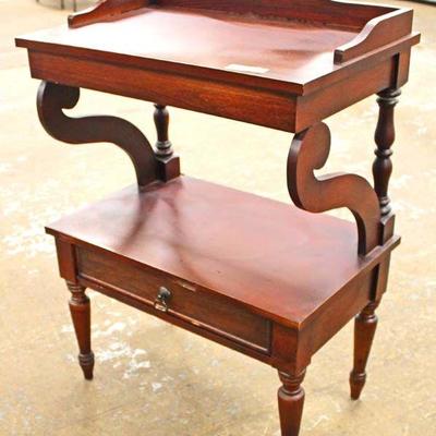  Antique Style One Drawer Mahogany Stand

Auction Estimate $50-$100 â€“ Located Inside 