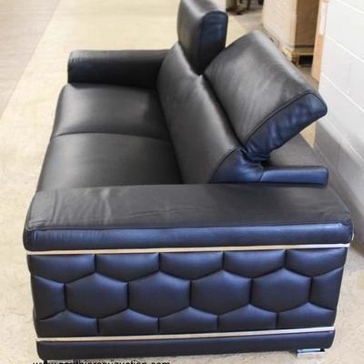  NEW Leather Sofa with Adjustable Head Rest in the Italian Leather

Auction Estimate $300-$600 â€“ Located Inside 