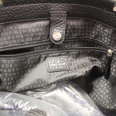  Authentic â€œKate Spadeâ€ Black Leather Purse

Auction Estimate $100-4300 â€“ Located Inside

  