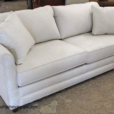  NEW â€œKlaussner Home Furnishingsâ€ White Upholstered Sofa

Auction Estimate $200-$400 â€“ Located Inside 