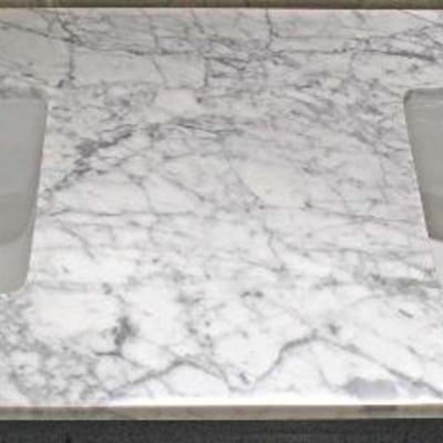  NEW 60â€ Marble Top Double Sink Bathroom Vanity

Auction Estimate $300-$600 â€“ Located Inside 