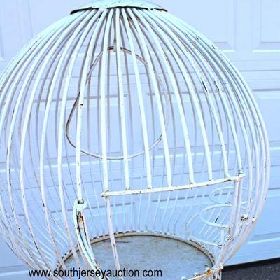  Large Metal Decorator Bird Cage (approx.. 4â€™ ft)

Auction Estimate $200-$400 â€“ Located Out Front 
