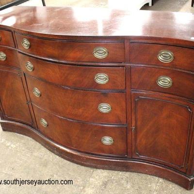  One of Several Mahogany Serpentine Front Buffets

Auction Estimate $100-$300 â€“ Located Inside 