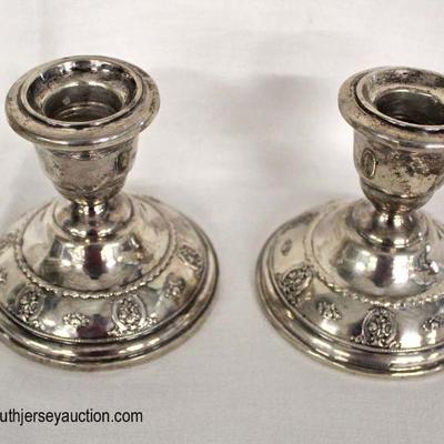  Sterling Silver Candle Holders

Auction Estimate $20-$50 â€“ Located Inside 