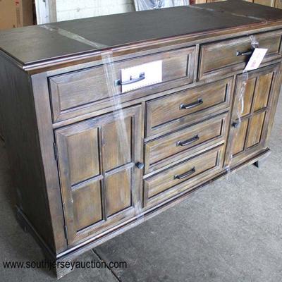  NEW â€œLane Furnitureâ€ Rustic Style 2 Door 5 Drawer Buffet

Auction Estimate $200-$400 â€“ Located Inside 