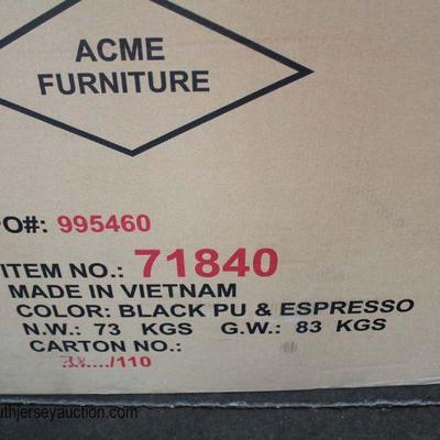  NEW in Box you put together Table, Bench and Chair Set in the Espresso Finish

Located Inside â€“ Auction Estimate $100-$200 