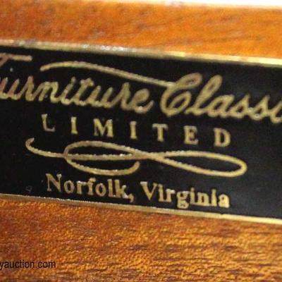  NEW â€œFurniture Classic Limited Norfolk, VAâ€ French Provincial Style One Drawer Decorator Sever

Auction Estimate $200-$400 â€“...