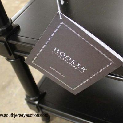  NEW PAIR of â€œHooker Furnitureâ€ 3 Tier 3 Drawer Decorator Consoles

Auction Estimate $400-$800 â€“ Located Inside 