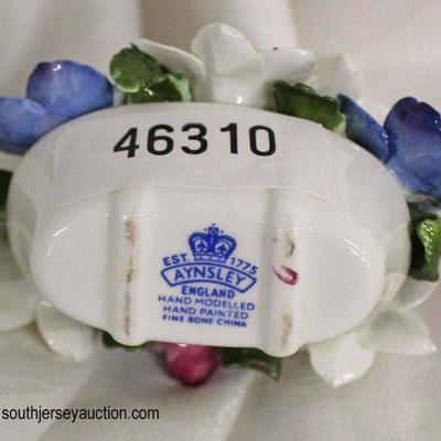  Fine Bone China â€œAynsleyâ€ England Hand Painted Small Porcelain Flowers

Auction Estimate $20-$80 â€“ Located Inside 
