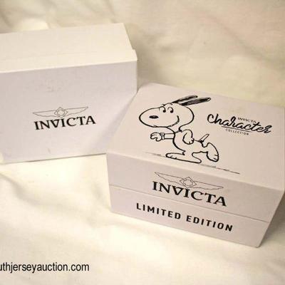  Menâ€™s Invicta Snoopy Character Limited Edition Watch in Box with paperwork

Located Showcase â€“ Auction Estimate $100-$200 
