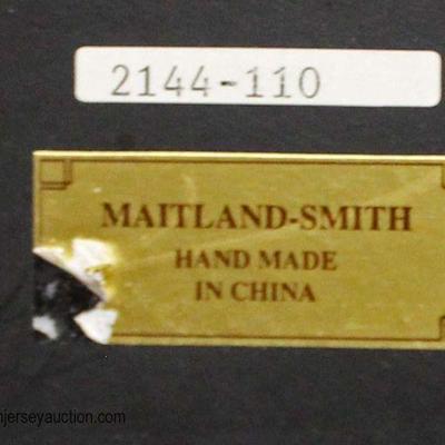  PAIR of â€œMaitland Smith Furnitureâ€ Asian Decorated Urns

Auction Estimate $300-$600 â€“ Located Inside 