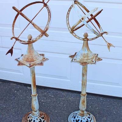  PAIR of Cast Iron Outdoor Garden Spheres

Auction Estimate $50-$200 â€“ Located Out Front 