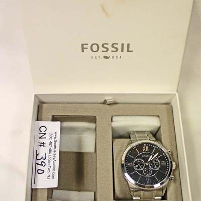  Fossil Watch Menâ€™s in Box

Located Showcase â€“ Auction Estimate $50-$100 