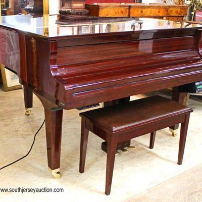  ABSOLUTELY BEAUTIFUL Lacquer Mahogany Yamaha Baby Grand Piano with Player, Bench, Disk, and Cdâ€™s

Auction Estimate $2000-$5000 â€“...